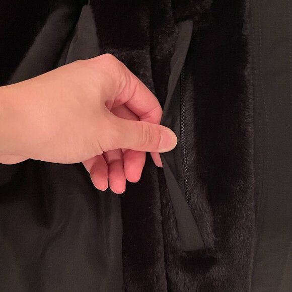 NWT Black Winter Parka || Zara - Picture 10 of 12